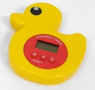 Temporizador de ducha con forma de pato