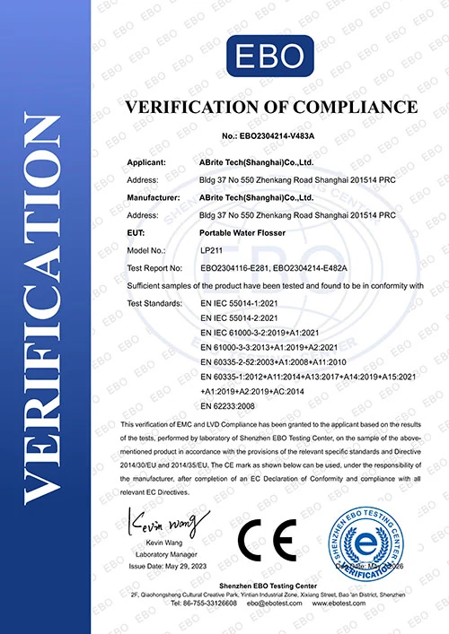 Certificado de marcado CE