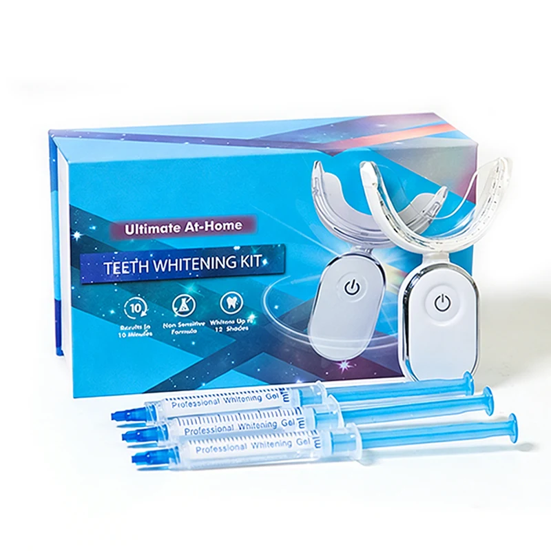 B-28LED-35CP Teeth Whitening Kit - 28-LED rechargeable lamp with 355% CP gel and magnetic charging
