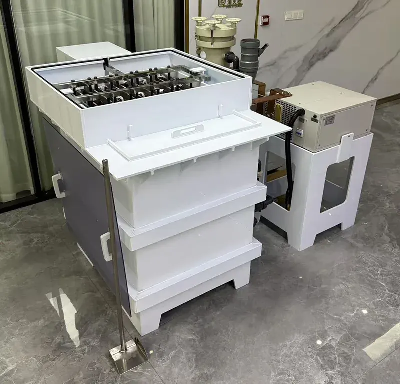 Silver Electrolysis Refining Machine 50kg Per 24h