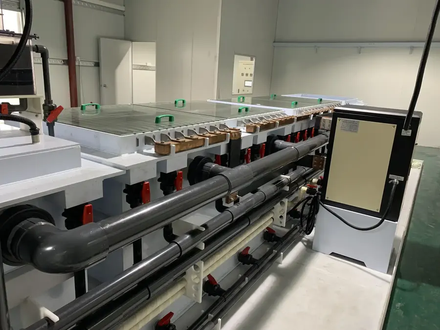 Copper Electrolysis Refining Machine For 80 Percent Copper To 99.9 Percent