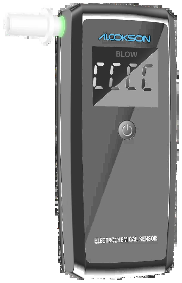 ALCOKSON fuel cell breath alcohol tester with digital display