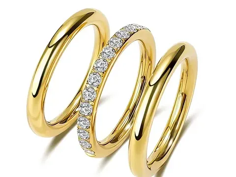 Rings made by BlueOne Jewelry - European & American Fashion Niche & Unique Hand Jewelry Stainless Steel Stacking