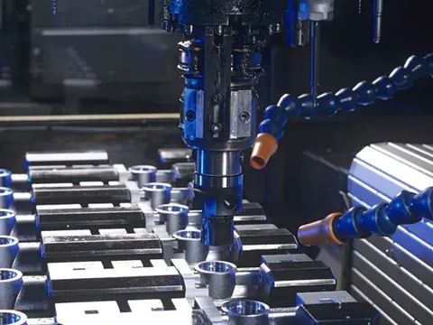 CNC machining cell at FD Machinery in Wuxi
