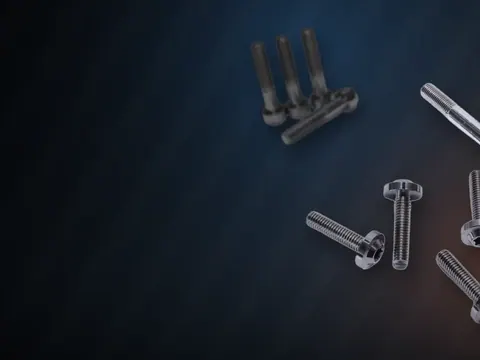 Grade 5 titanium socket head cap screws saucer head screws and hex flange bolts