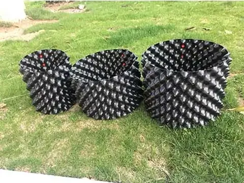JDM Black Color HDPE Air Pruning Roots Air Pruning Pot