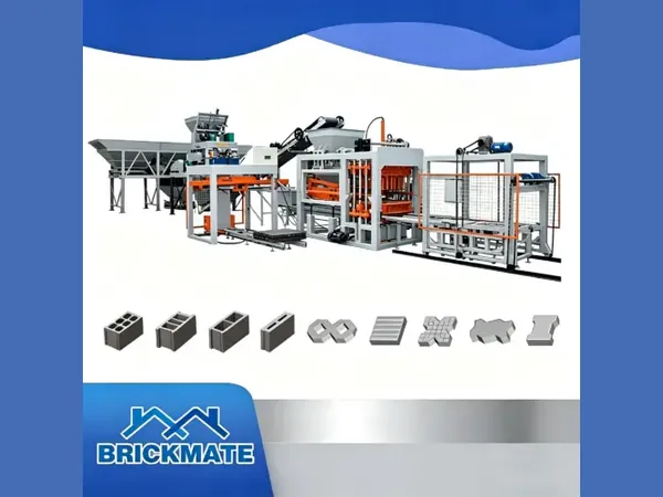 QT12-15 Full Automatic Concrete Block Production Line — Brick Mate