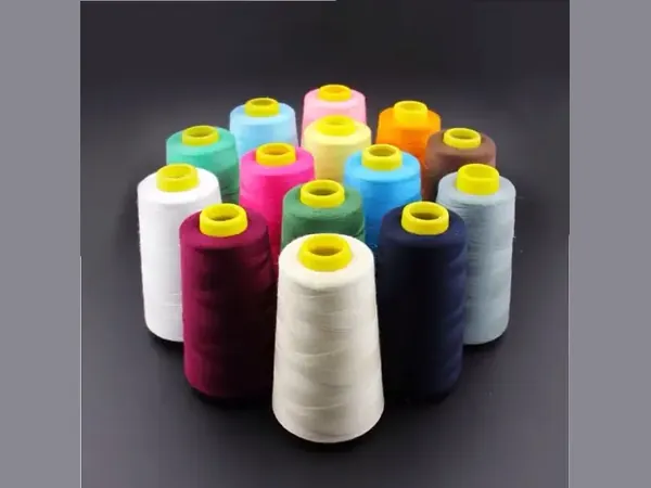 Spun polyester sewing thread cones from Hubei HuiLai Textile