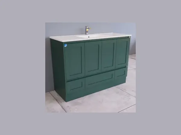1200mm Dark Green Shaker Bathroom Cabinet Designer in China — Hangzhou Iroga Technology