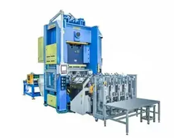 C-Frame Foil Container Machine supplied through LUMSOURCING sourcing service