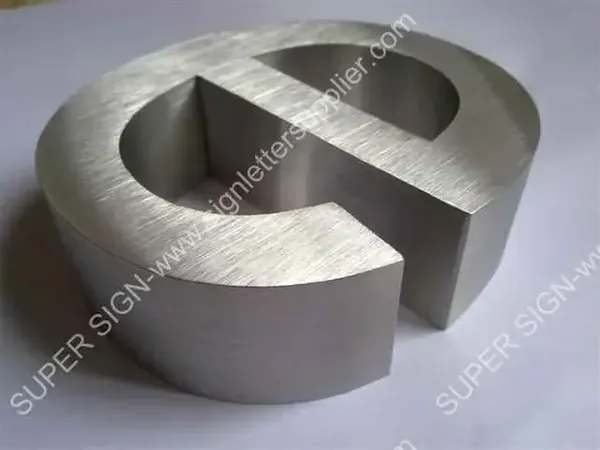 304 Grade Brushed Stainless Steel Lettering — Sign Letter Supplier