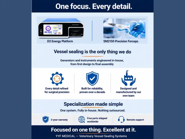 YYFmed vessel sealing generator and precision forceps
