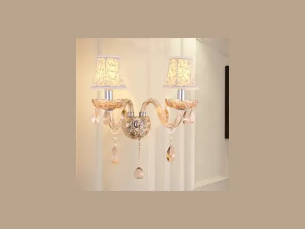 1-3 Heads Glass Candle Crystal Wall Lamp — Zhongshan City Zhi Yi Lighting Co., Ltd. / Zhiyi Lighting Factory
