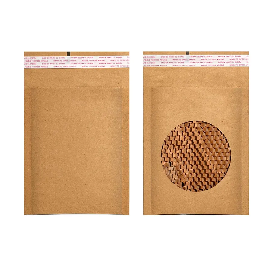 Papier-Polsterversandtasche mit Wabenstruktur