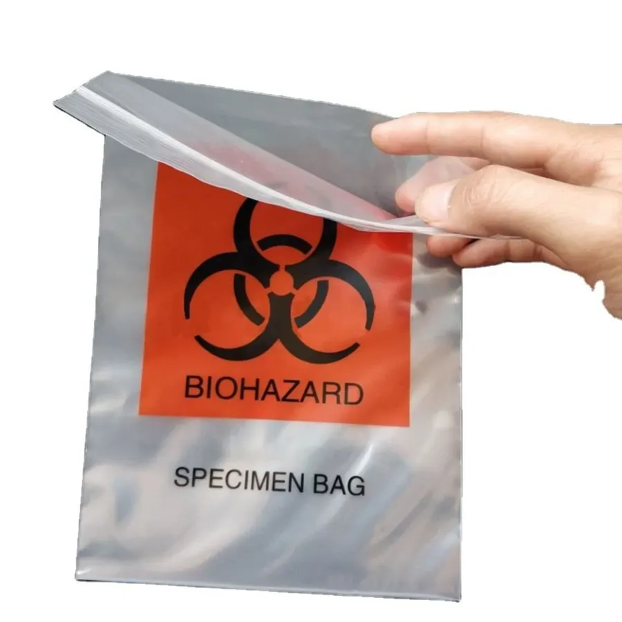 Medical Specimen Bag Biohazard Transport Kangaroo Bag
