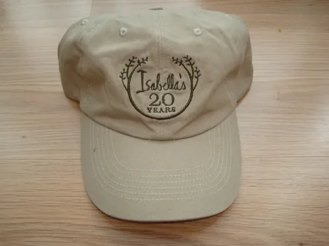 Khaki Cap With Tonal Embroidered Crest