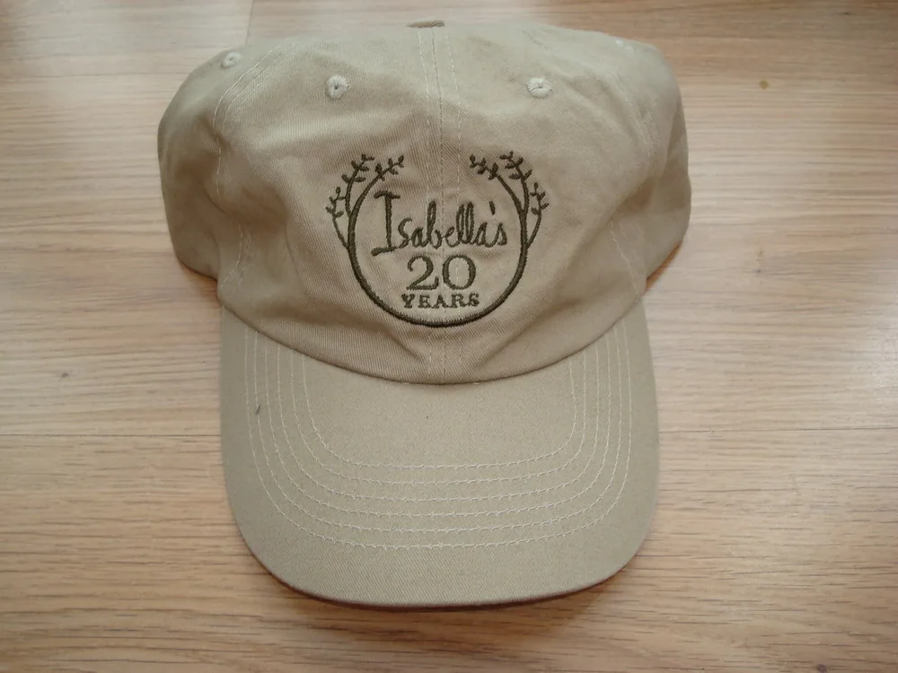 Khaki Cap With Tonal Embroidered Crest