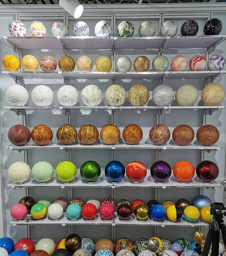 Colourful Metal Garden Ball Stainless Steel Hollow Sphere Sculpture manufactured in stainless steel
