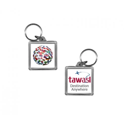 Promotional Super Bright Acrylic Key Tag alternative view 2