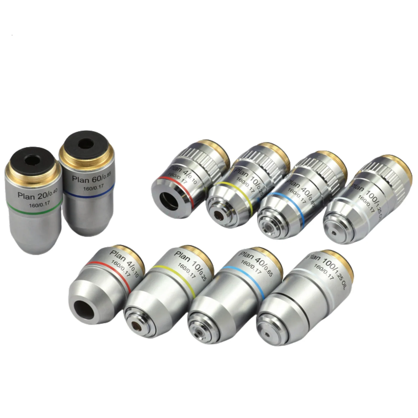 195 PLAN Biological Microscope Objective Lens Frosted 20.2mm RMS Thread