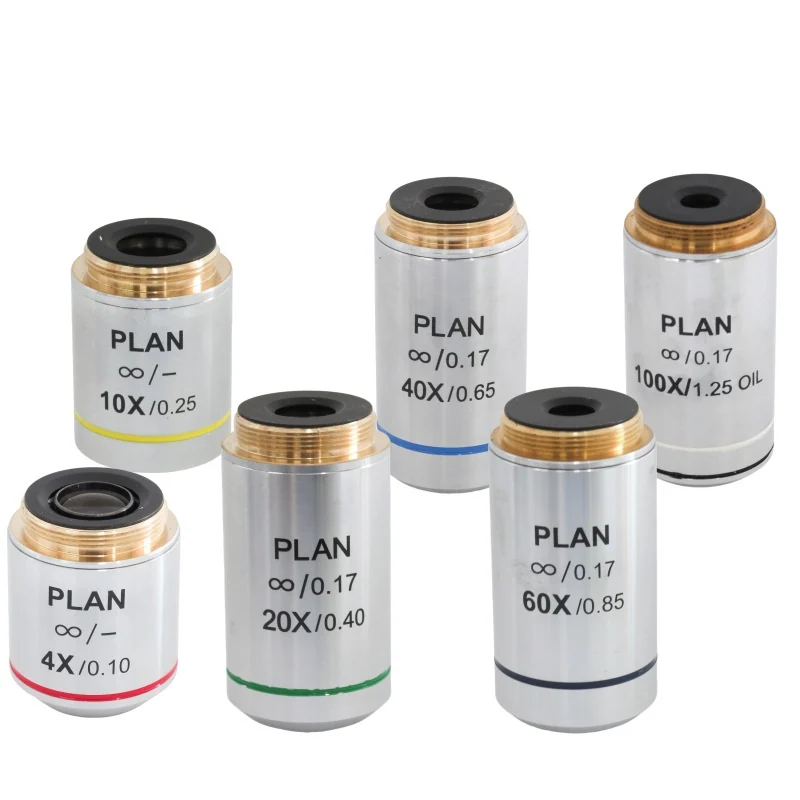 195 Plan Infinity Achromatic Objectives Compatiable for Olympus Microscopes