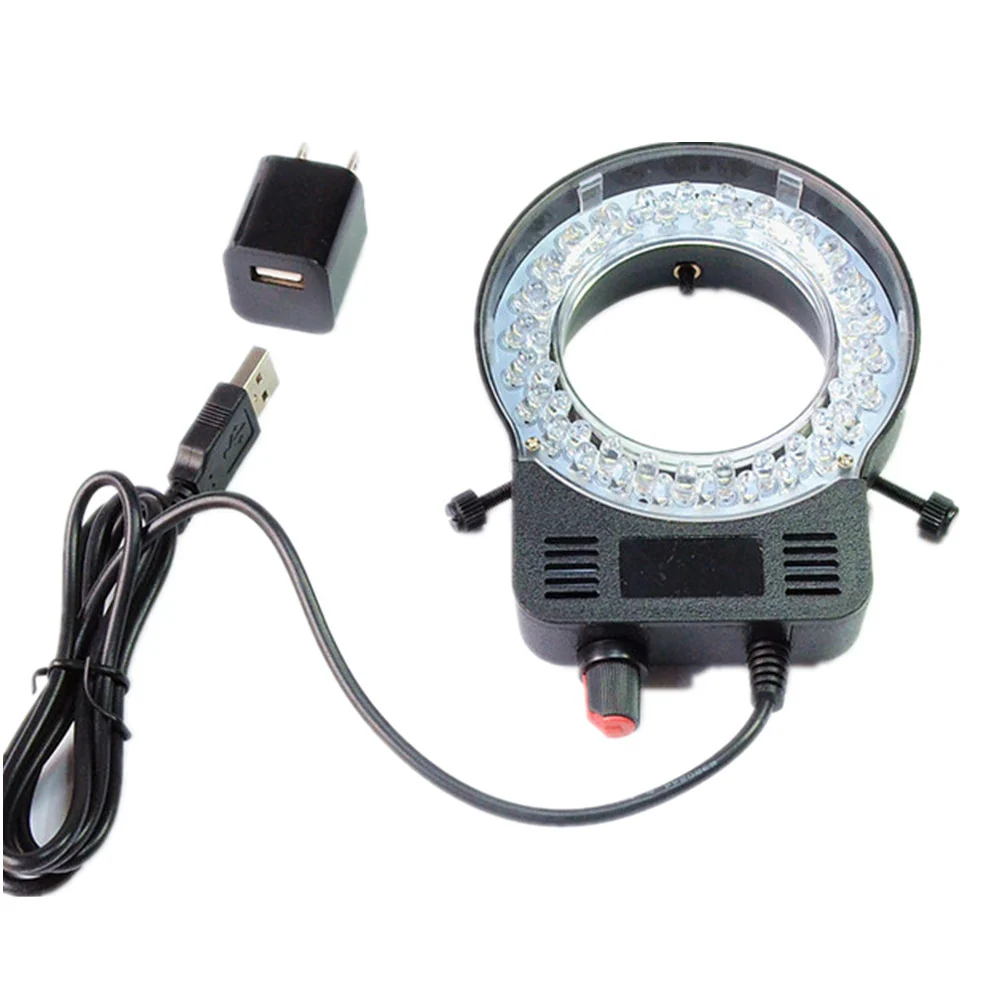 52pcs 63mm Stereo Microscope LED Ring Light AM-52-63