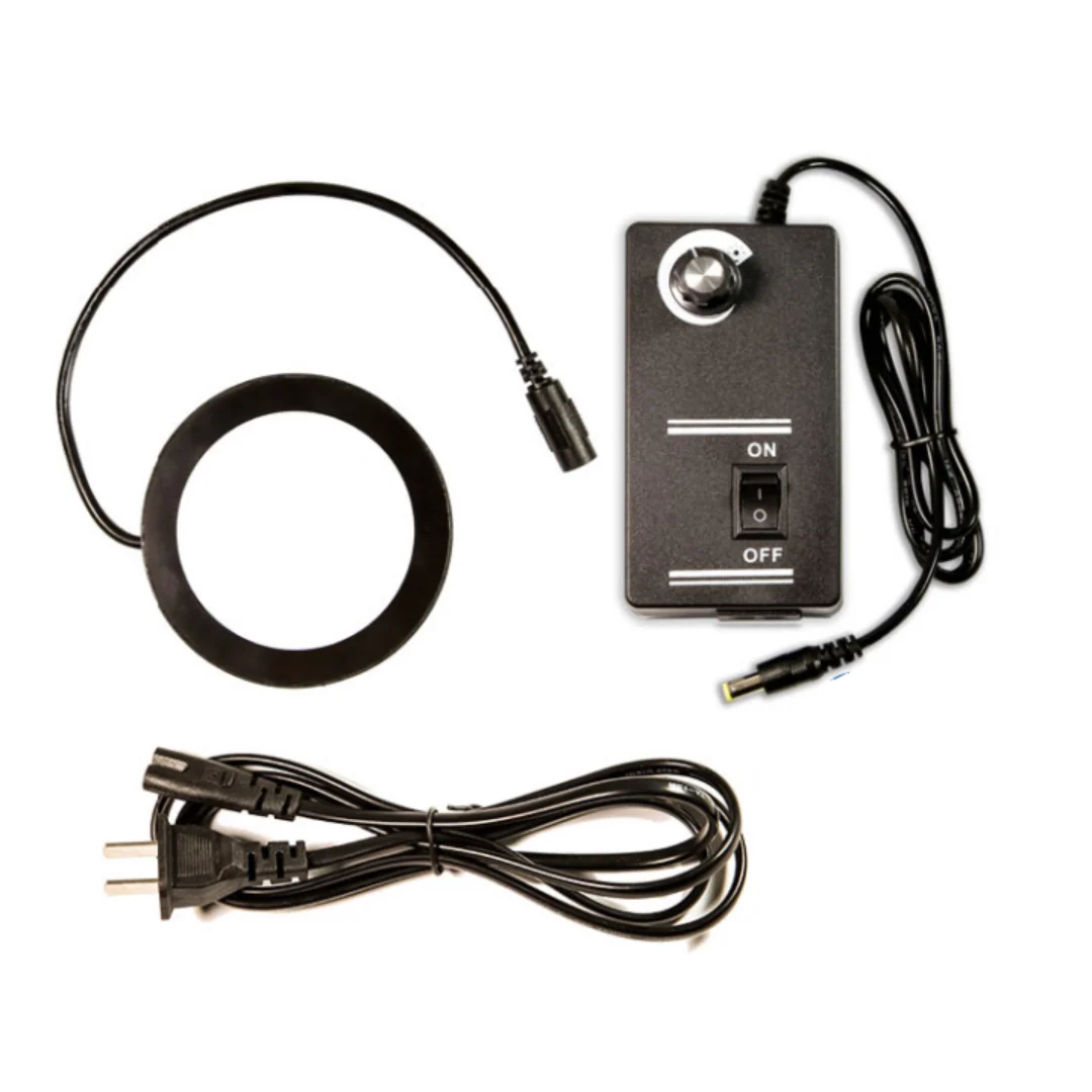 90mm 42pcs Bottom LED Light Source Stereo Microscope AM-42-90