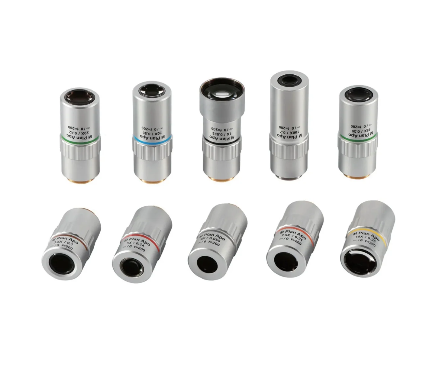 2X 5X 10X 20X 50X 100X 95mm M Plan APO Microscope Objective