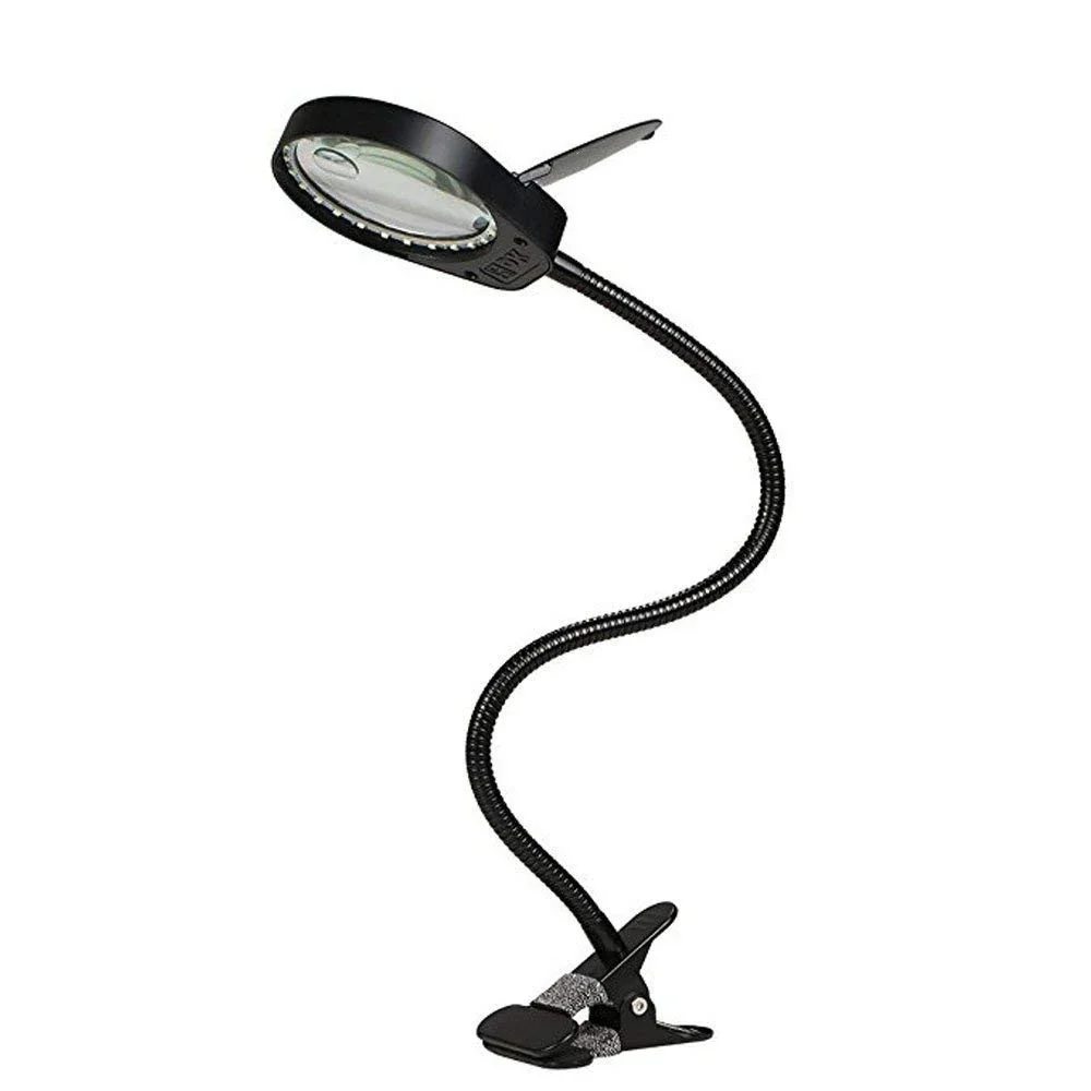 AM-5S 3X10X USB Magnifying Glass Lamp Magnifier LED Light