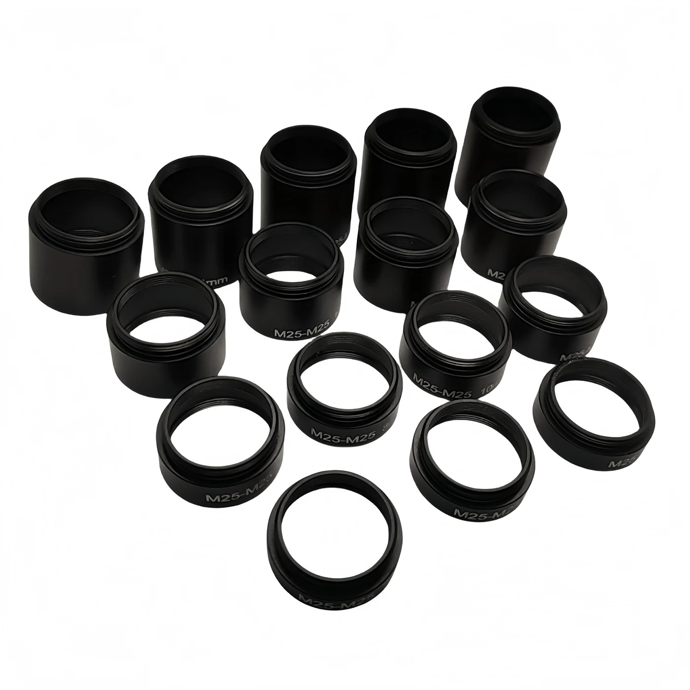 ​5-30mm M25 to M25 Microscope Objective Lens Extender Ring