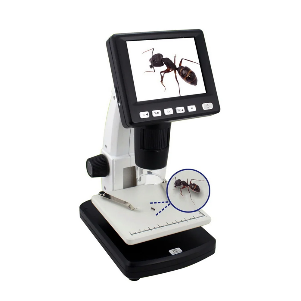 M08 5M 3.5 Inches LCD Digital Microscope for Coin Stamp Collectors