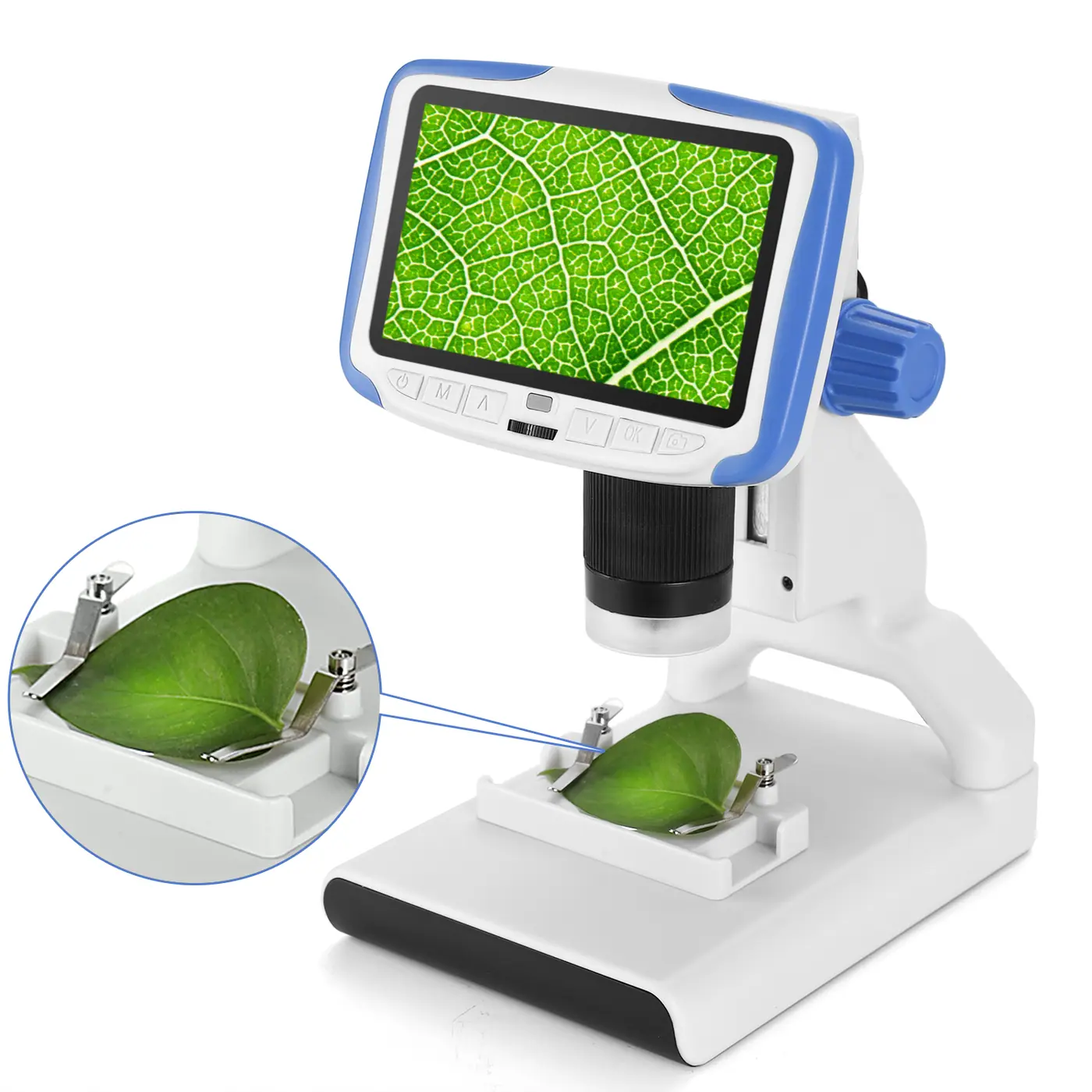 MD205 2M 200X 5" Children LCD Digital Microscope JPG/AVI