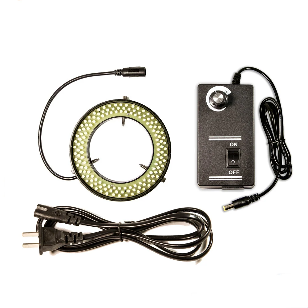 Metal 144pcs 61mm 72mm Microscope LED Ring Light AM-144-72