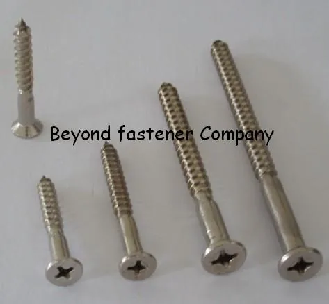 4 SS wood screws