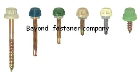 Nylon roofing screws