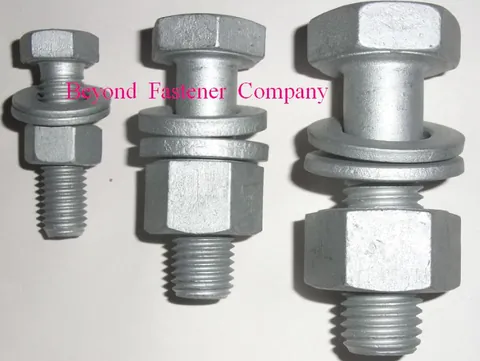 Zinc high tensile bolts