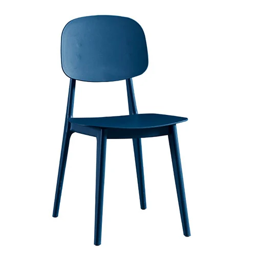 BW5082 modern plastic dining chair, shared shell with the bar stool version