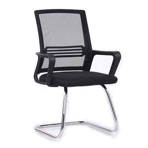 BW3024-X mesh guest chair on a fixed steel base