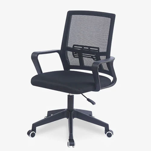 BW3029 mid back mesh staff chair with waterfall seat edge