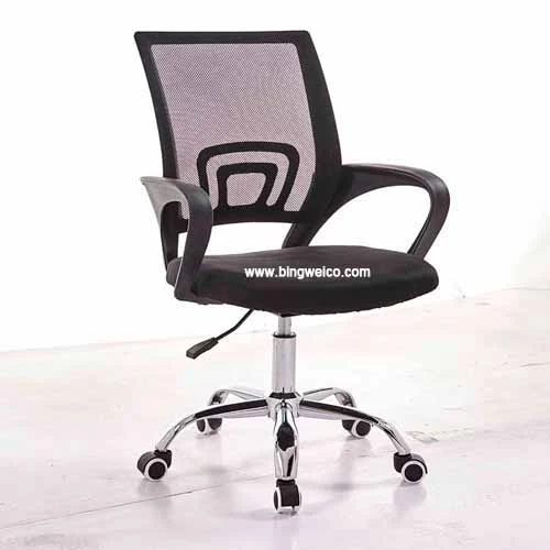Fully specified mesh task chair with lumbar support, 45 cm seat height