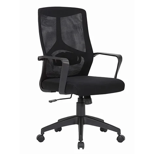 BW3065 mid back mesh chair with colour-matched frame