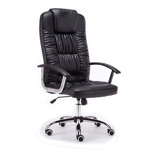 BW3505 high back leather office swivel chair with padded arms