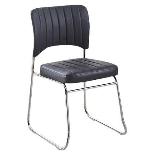 BW5209 leather fixed chair with a cantilever frame