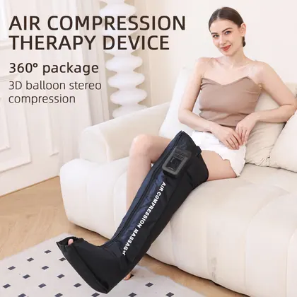 Oem Odm 2024 New Rechargeable Wireless Therapy Foot Calf Leg Air Compression Recovery Boots Recovery For Legs detail view 6
