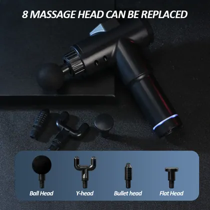 New High Quality Manufacturer Usb 99 Speed Handheld Professional Sports Electric Percussive Deep Tissue Muscle Massage Gun detail view 6
