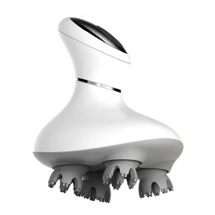 Portable Smart electric Silicone Handheld Waterproof head massager scalp massage Stress Relax Acupoint Massage for head detail view 7