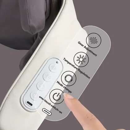 New Style Neck Hand-shaped Massager Wireless Shiatsu Electric Heating Neck And Shoulder Massager For Muscle Pain Relief detail view 7