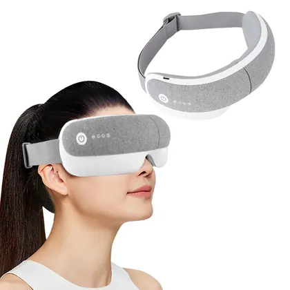 Travel Smart Warm Anti Wrinkle Mini Electric Heating Air Pressure Music Eye Massage Appliance With Air Compression And Heat detail view 2