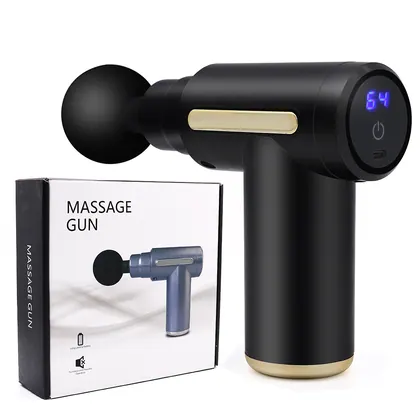 Rechargeable Muscle Stimulator Deep Tissue Facial Massager Body Massage Gun For Body Relaxation Slimming Shaping detail view 2