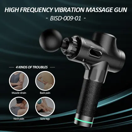 Custom Massage Gun Logo 30 Speed Muscle Percussive Therapy With Lcd Screen Portable Deep Tissue Percussion Massage Gun detail view 8